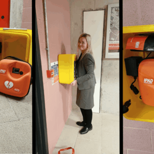 Life-saving equipment installed at the forum